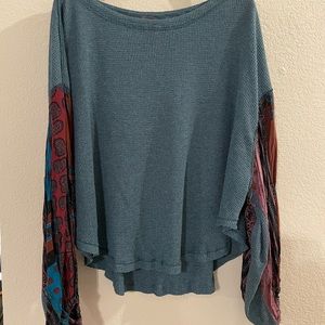 Free People boho style long sleeve